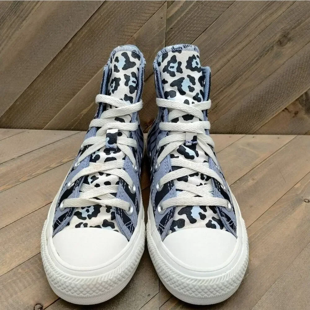 Converse Chuck Taylor All Star Hi Twisted Archive Zebra Print Womens Size 6.5‎ - Picture 4 of 9